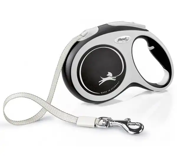 Collar y Correa Millex EXT Flexi NEW Comfort L 5 m 50 kg Cinta Blancac para Perros