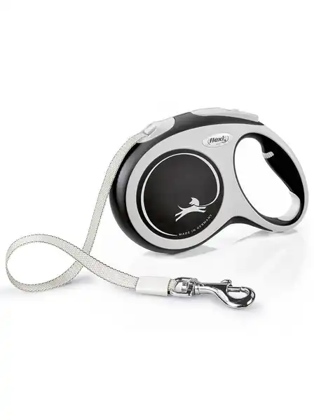 Collar y Correa Millex EXT Flexi NEW Comfort L 5 m 50 kg Cinta Blancac para Perros