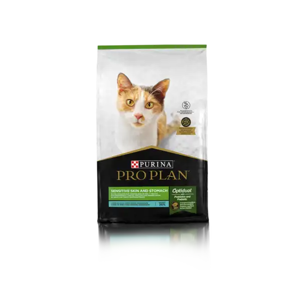 Alimento Balanceado Seco Pro Plan Sensitive Skin & Stomach CAT 3 kg para Gatos