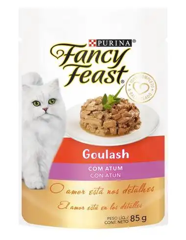 Alimento Húmedo Fancy Feast Goulash Atum 85 g para Gatos