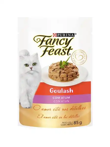 Alimento Húmedo Fancy Feast Goulash Atum 85 g para Gatos
