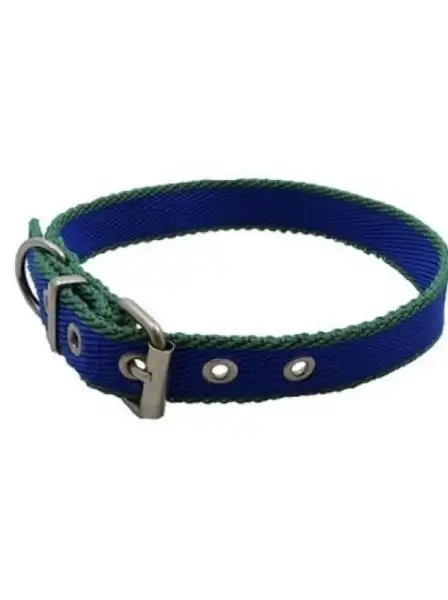 Collar Mister Hueso Nylon C/ Borde Ancho para Perros