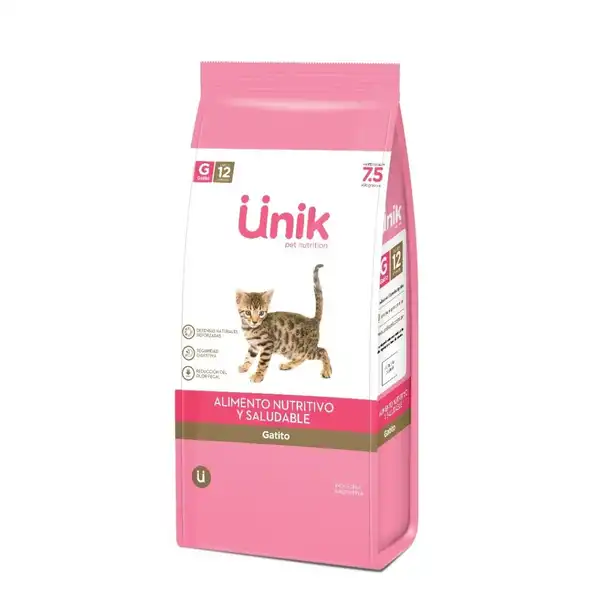 Alimento Balanceado Seco Unik Gatito 2 kg para Gatos