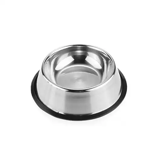 Comedero Bebedero Metal Liso 30 cm para Perros