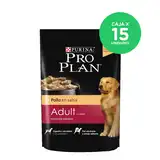 Alimento Húmedo Pro Plan Pouch Adult DOG Chicken 100 g Caja por 15 Unidades para Perros