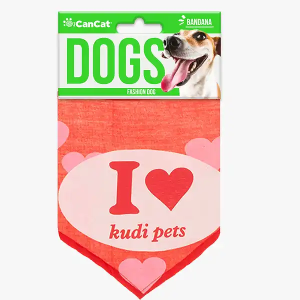 Accesorio Can Cat Dogs Bandana Love 5008 para Perros