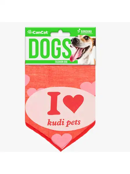 Accesorio Can Cat Dogs Bandana Love 5008 para Perros