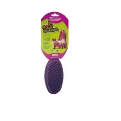Cepillos Porta Plástico Magic Brushing para Perros