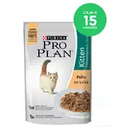 Alimento Húmedo Pro Plan Pouch Kitten Gatitos 85 g Caja por 15 Unidades para Gatos