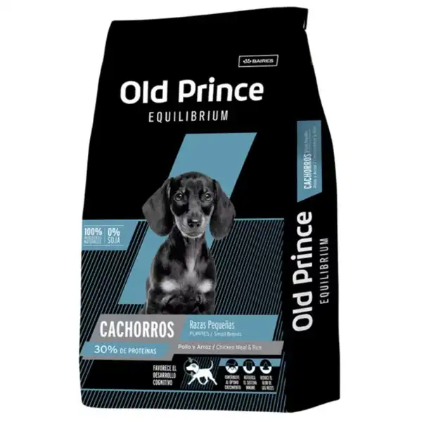 Alimento Balanceado Seco Old Prince EQ Cachorros Razas Pequeñas 7.5 kg para Perros