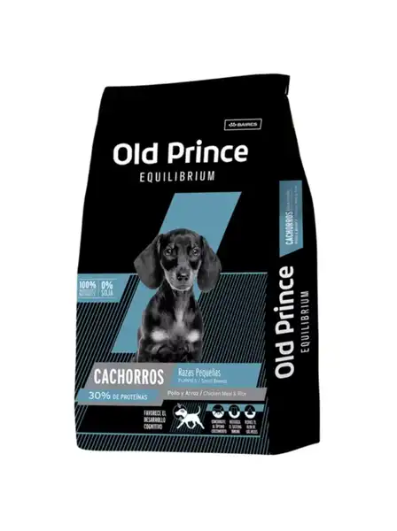 Alimento Balanceado Seco Old Prince EQ Cachorros Razas Pequeñas 7.5 kg para Perros