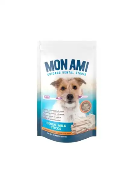 Salud Dental MON AMI Milk Stick 75 g para Perros