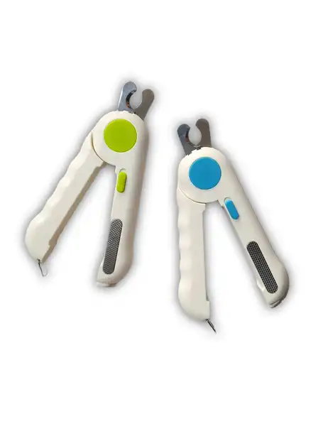 Accesorio de Peluquería Alicate con Lima y LUZ LED para Perros y Gatos