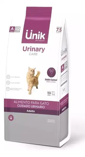 Alimento Balanceado Seco Unik Gato Urinary Care 7.5 kg