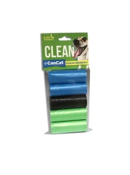 Higiene Can Cat 5 Rollos de Bolsitas para Perros