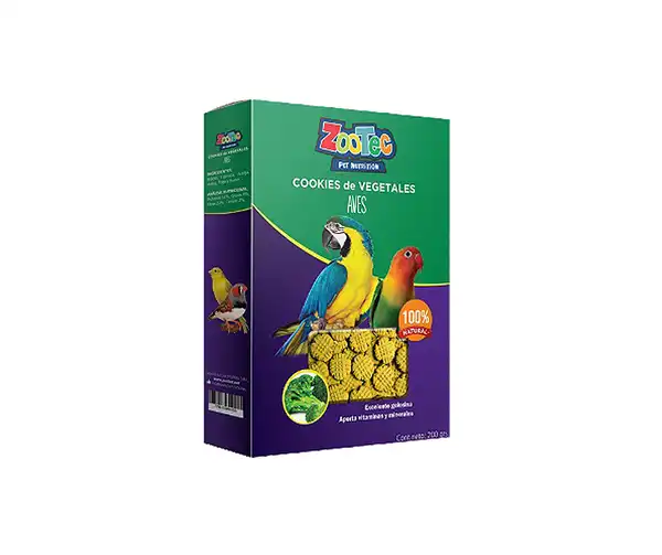 Snack Zootec Cookies de Vegetales para AVE
