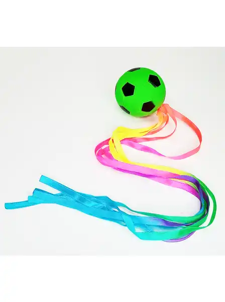 Juguete Millex Pelota Comun Futbol con Colita para Gatos
