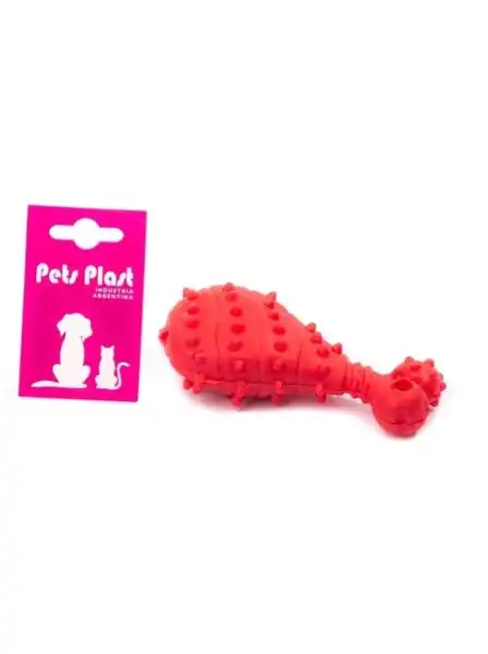 Juguete Petsplast Pata de Pollo de Goma para Perros