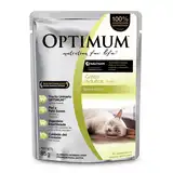 Alimento Húmedo Optimum Pouch Gatos Adultos 85 g (caja por 12 Unidades)