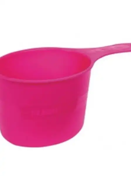 Comedero Bebedero Sanremo Taza Medidora Rosa para Gatos
