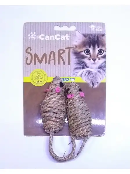 Juguete Can Cat DUO Ratón Hilo 7 cm para Gatos