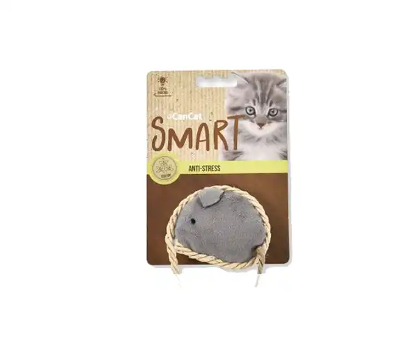 Juguete Can Cat Elefante con Soga para Gatos