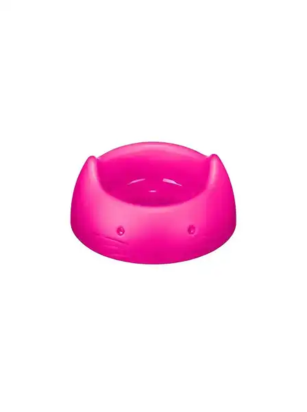 Comedero Bebedero Sanremo Tazon para Gatos 200 ml Rosa