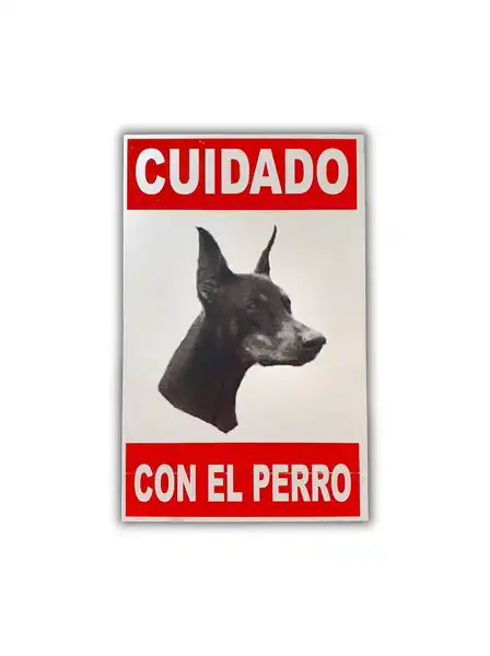 Accesorio Cafran Cartel Cuidado Doberman para Perros