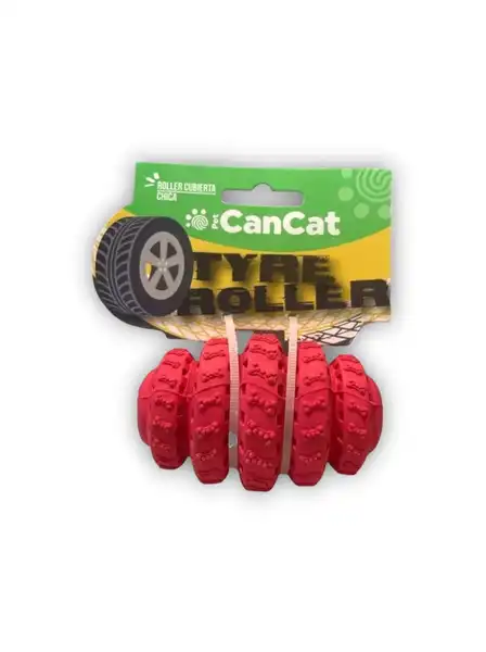 Juguete Can Cat Roller Cubierta Chica - 8 cm para Perros