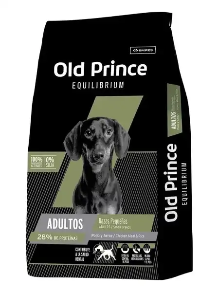 Alimento Balanceado Seco Old Prince EQ Adultos Razas Pequeñas 15 kg para Perros