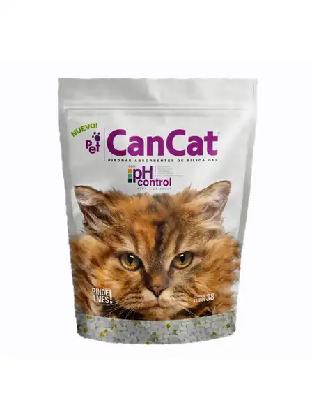 Piedra Sanitaria Can Cat Sílica PH 3.8 L para Gatos