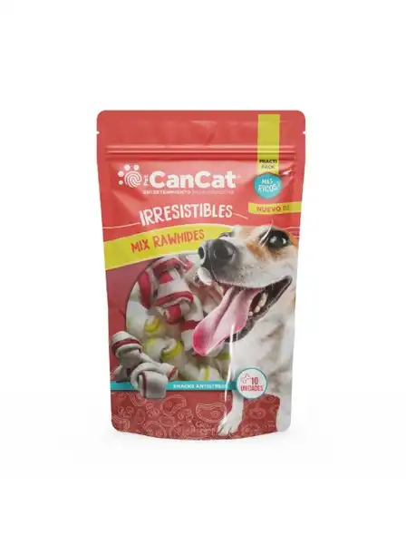 Snack Can Cat Hueso Ribbon 2,5 X10 Bicolor Doypack para Perros