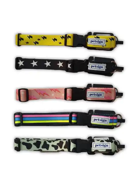 Indumentaria PetSign Collar 25 mm Frida Talle S para Perros
