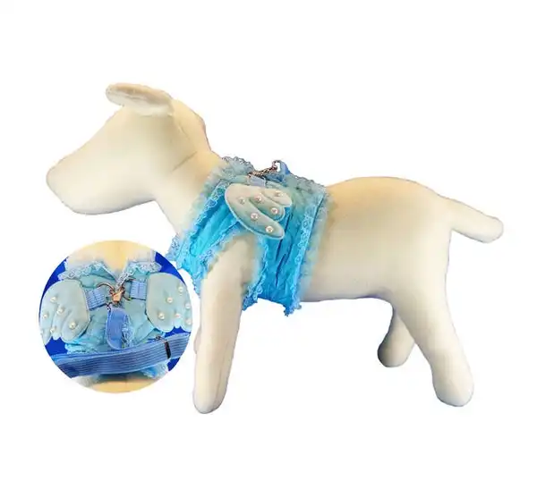 Pretal Arnés Millex Conjunto Correa C/ Alas y Perlas S para Perros