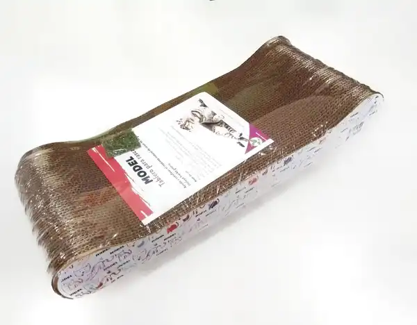 Juguete Model Rascador de Carton para Gatos