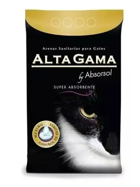 Piedra Sanitaria Sol Minerales Absorsol Alta Gama Negra 2 kg para Gatos