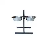 Comedero Bebedero Per-Ros Inox Base Ajustable 2 x 28 cm - para Perros