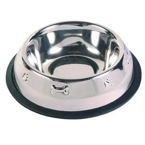 Comedero Bebedero Per-Ros Acero Inox Jumbo 24 cm - para Perros