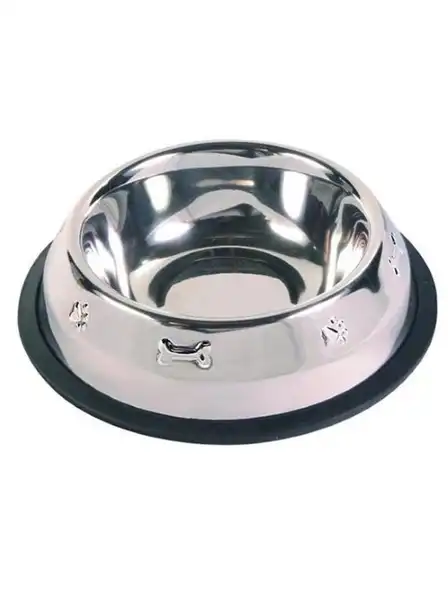 Comedero Bebedero Per-Ros Acero Inox Jumbo 24 cm - para Perros