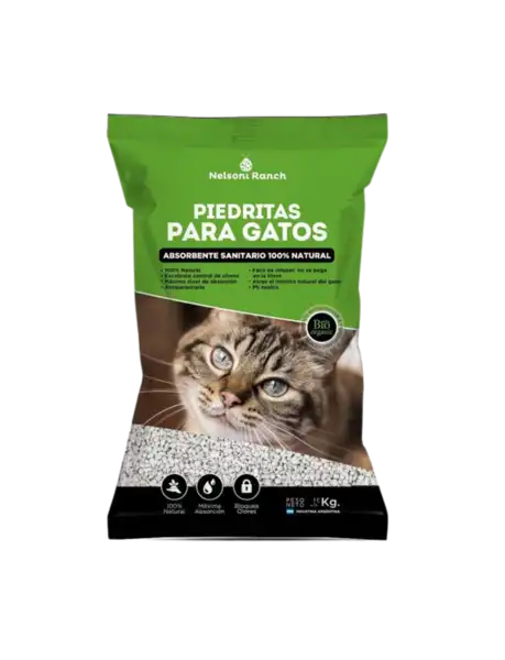 Piedra Sanitaria Nelson Iranch Nelsoniranch - Piedras Sanitarias 2 kg por Unidad para Gatos
