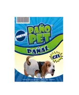 Pañal Pañopet Chico X3 -- 15,5 x 10 x 4 cm. para Perros