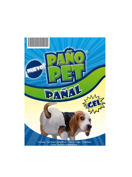 Pañal Pañopet Chico X3 -- 15,5 x 10 x 4 cm. para Perros