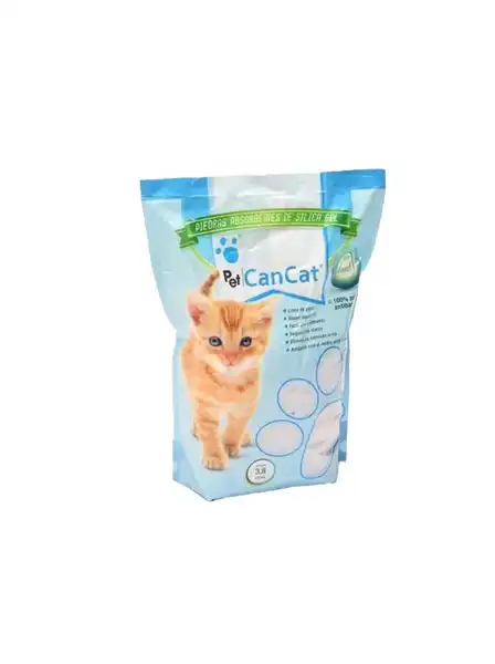 Piedra Sanitaria Can Cat Piedras de Sílica GEL 3.8 L para Gatos