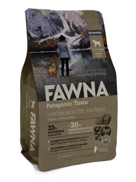 Alimento Balanceado Seco Fawna Cachorro Mordida Mediana y Grande 15 kg para Perros