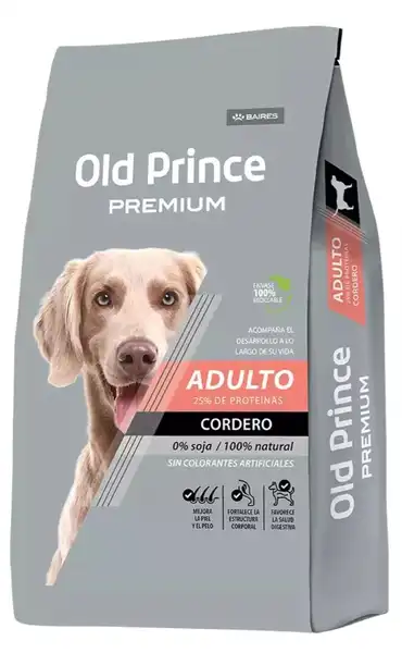 Alimento Balanceado Seco Old Prince Premium Cordero 3 kg para Perros