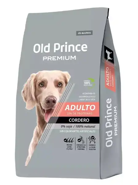 Alimento Balanceado Seco Old Prince Premium Cordero 3 kg para Perros