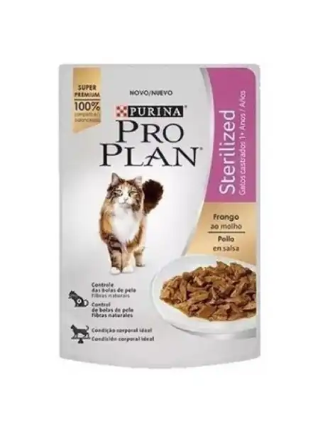 Alimento Húmedo Pro Plan Pouch Sterilized CAT 85 g para Gatos