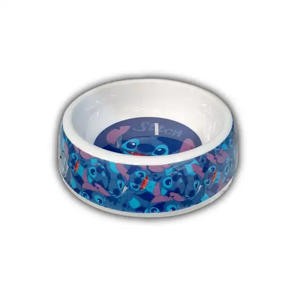 Comedero Bebedero Disney Stitch Plastic Bowl para Perros y Gatos
