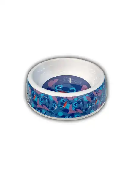 Comedero Bebedero Disney Stitch Plastic Bowl para Perros y Gatos