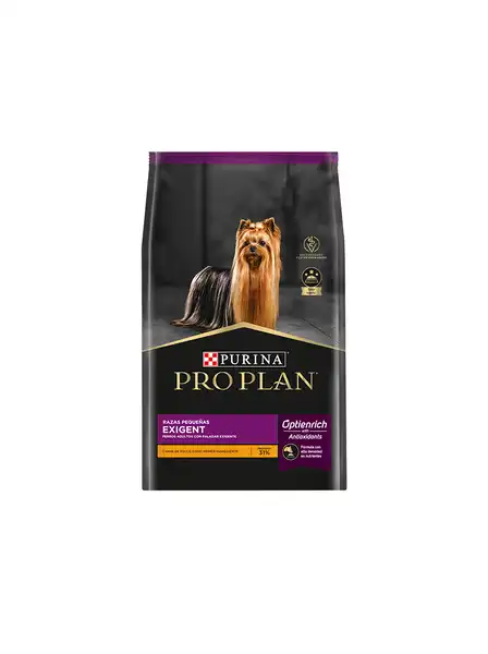 Alimento Balanceado Seco Pro Plan Exigent DOG Raza Pequeña 3 kg para Perros
